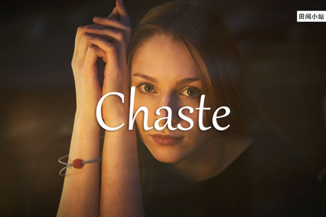 小词详解 | chaste