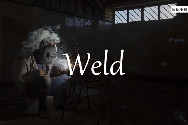 小词详解 | weld