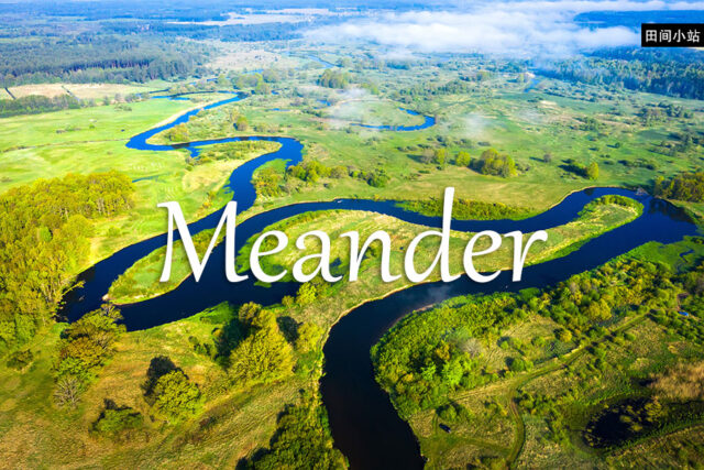 小词详解 | meander