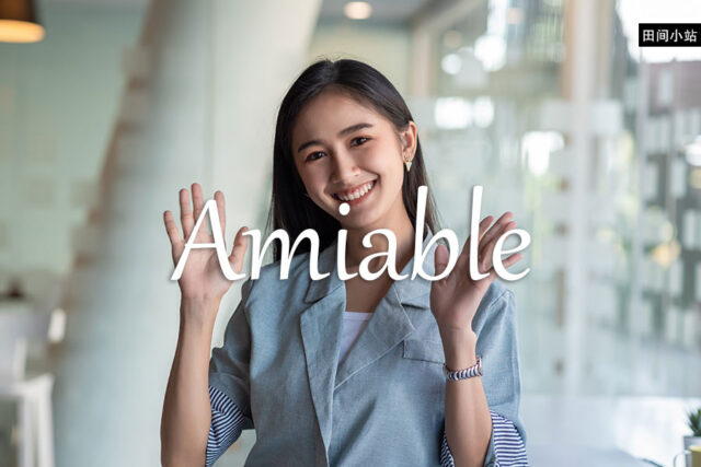 小词详解 | amiable