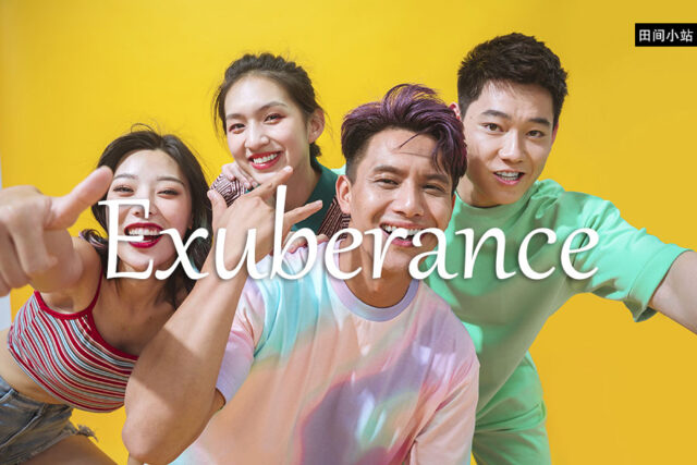 小词详解 | exuberance